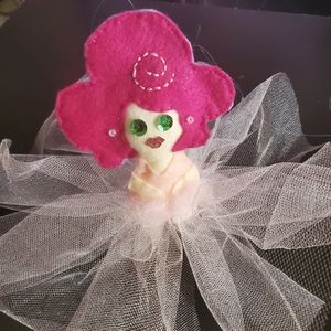 Princess Violet Hanging Felt Doll